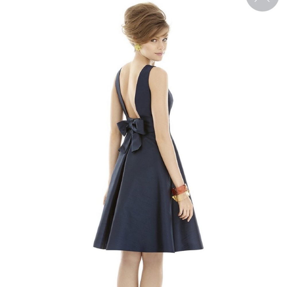 Alfred Sung Backless Cocktail Dress